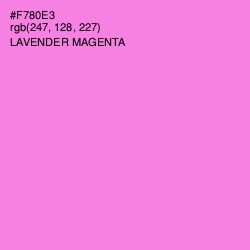 #F780E3 - Lavender Magenta Color Image